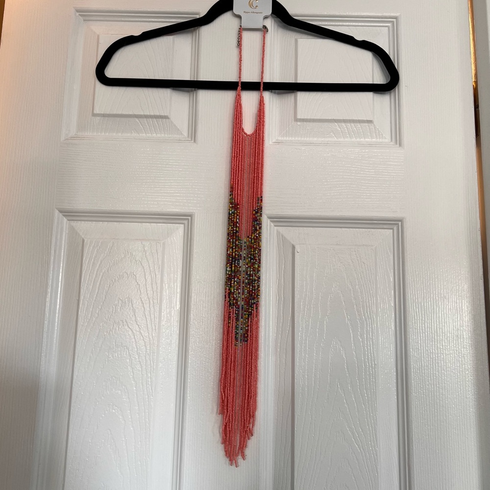 Charming Charlie - Long Beaded Necklace Bib - NWT